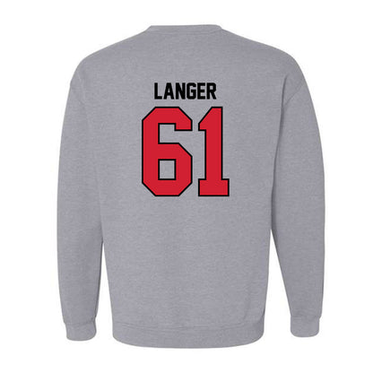 Eastern Washington - NCAA Baseball : Andrew Langer - Classic Shersey Crewneck Sweatshirt-1