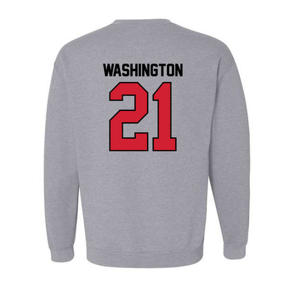 Eastern Washington - NCAA Football : Messiah Washington - Classic Shersey Crewneck Sweatshirt-1