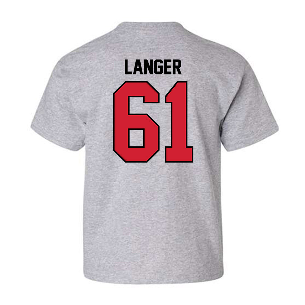 Eastern Washington - NCAA Baseball : Andrew Langer - Classic Shersey Youth T-Shirt-1