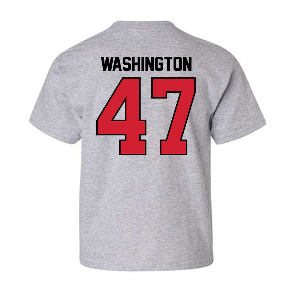 Eastern Washington - NCAA Football : Messiah Washington - Classic Shersey Youth T-Shirt-1