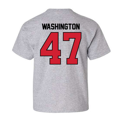 Eastern Washington - NCAA Football : Messiah Washington - Classic Shersey Youth T-Shirt-1