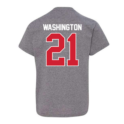 Eastern Washington - NCAA Football : Messiah Washington - Classic Shersey Youth T-Shirt-1
