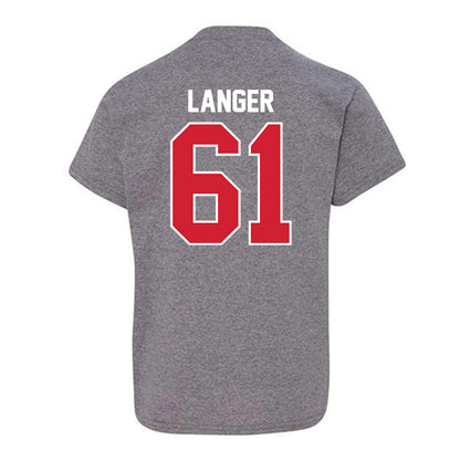 Eastern Washington - NCAA Baseball : Andrew Langer - Classic Shersey Youth T-Shirt-1