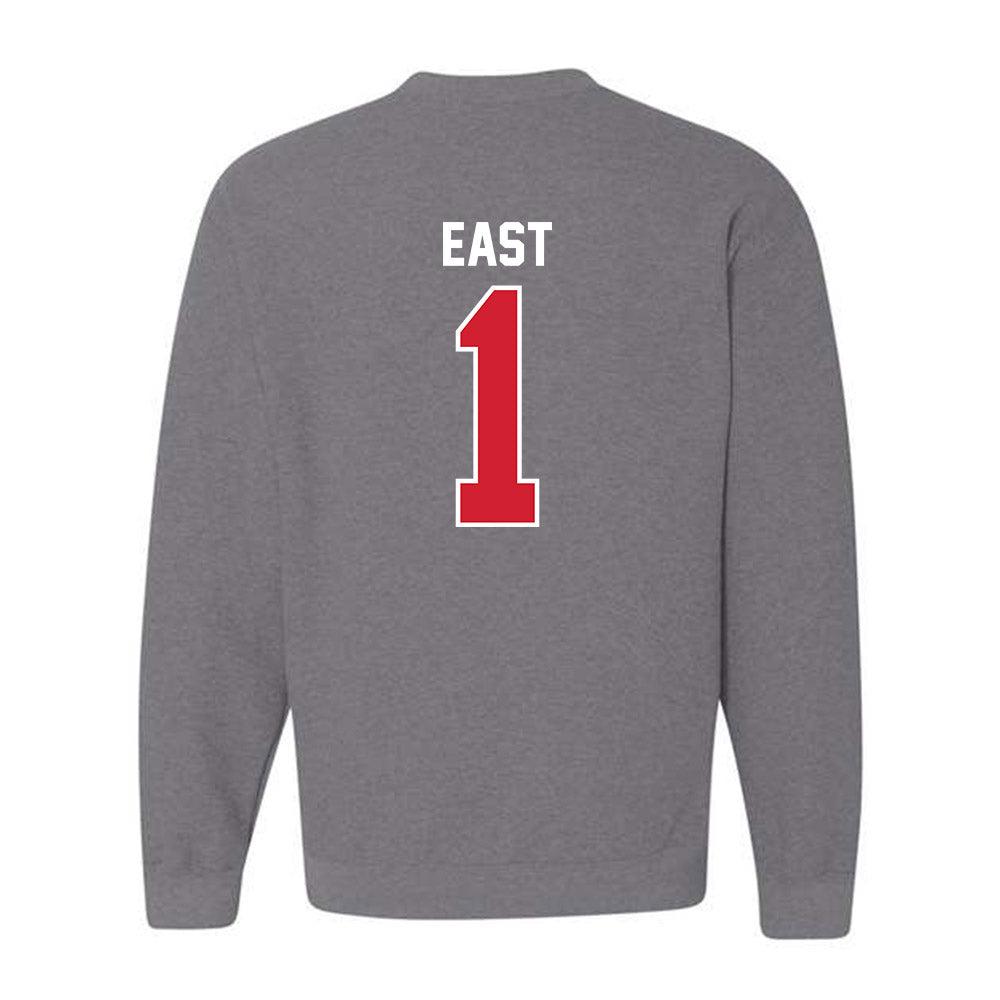Eastern Washington - NCAA Football : Jamai East - Classic Shersey Crewneck Sweatshirt-1