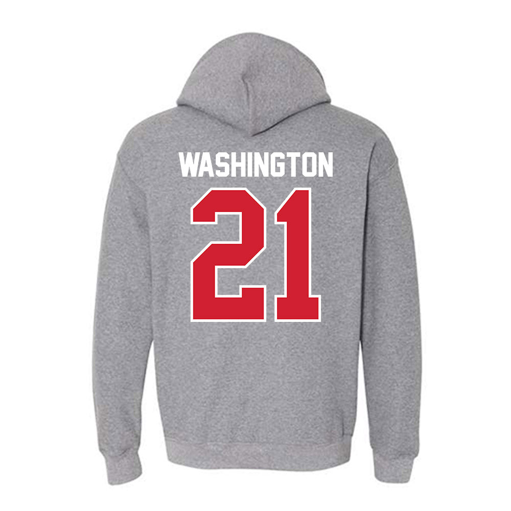 Eastern Washington - NCAA Football : Messiah Washington - Classic Shersey Hooded Sweatshirt-1
