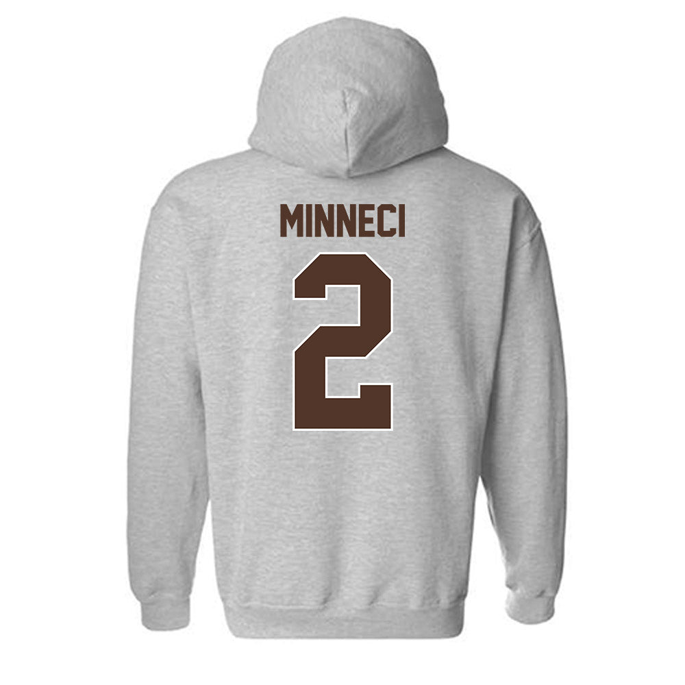 St. Bonaventure - NCAA Men's Soccer : Jackson Minneci - Classic Shersey Hooded Sweatshirt-1