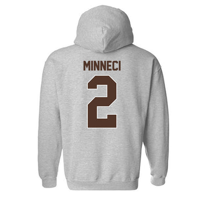 St. Bonaventure - NCAA Men's Soccer : Jackson Minneci - Classic Shersey Hooded Sweatshirt-1