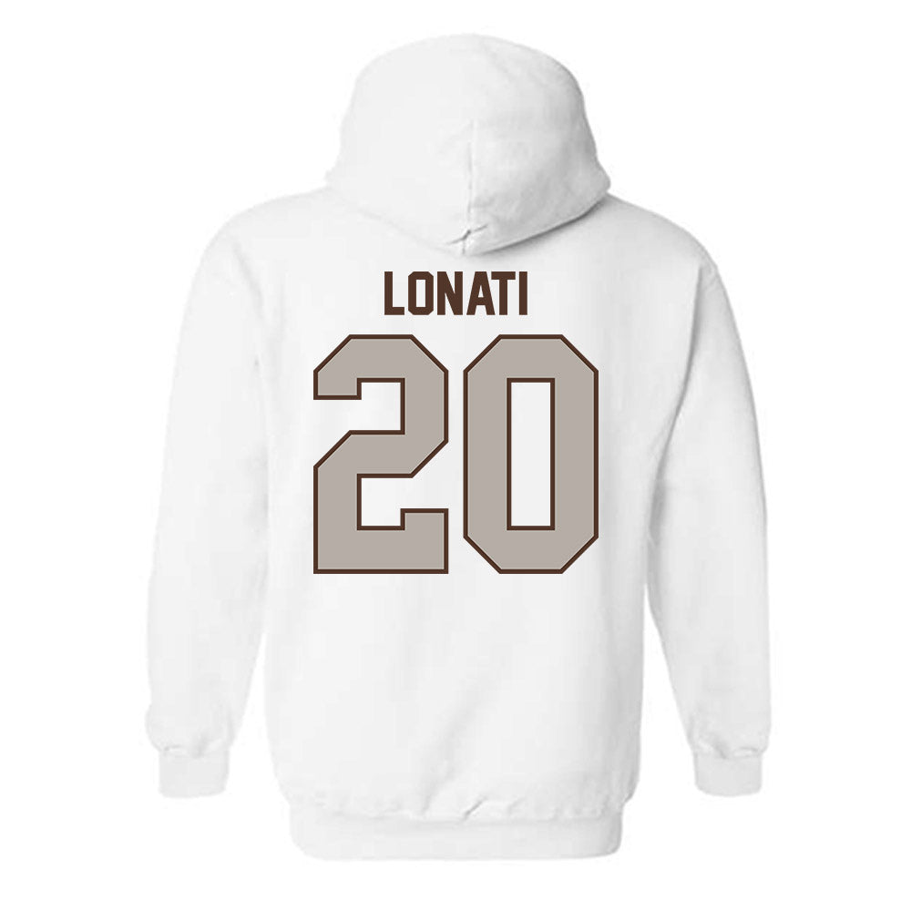 St. Bonaventure - NCAA Men's Basketball : Achille Lonati - Classic Shersey Hooded Sweatshirt-1