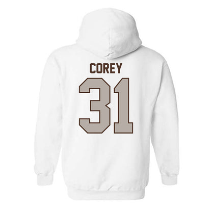 St. Bonaventure - NCAA Baseball : Ty Corey - Classic Shersey Hooded Sweatshirt-1