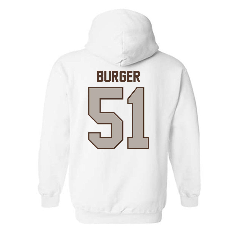 St. Bonaventure - NCAA Men's Lacrosse : Kaeden Burger - Classic Shersey Hooded Sweatshirt-1