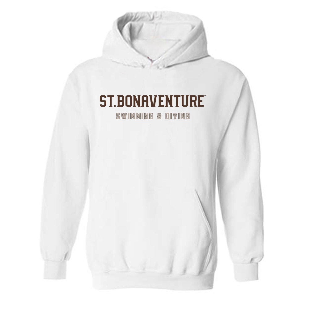 St. Bonaventure - NCAA Men's Swimming & Diving : Brady Huettl - Classic Shersey Hooded Sweatshirt-0