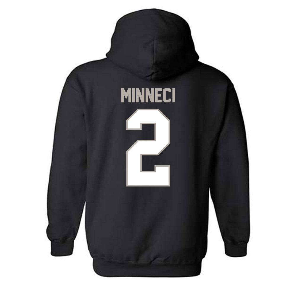 St. Bonaventure - NCAA Men's Soccer : Jackson Minneci - Classic Shersey Hooded Sweatshirt-1