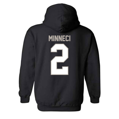 St. Bonaventure - NCAA Men's Soccer : Jackson Minneci - Classic Shersey Hooded Sweatshirt-1