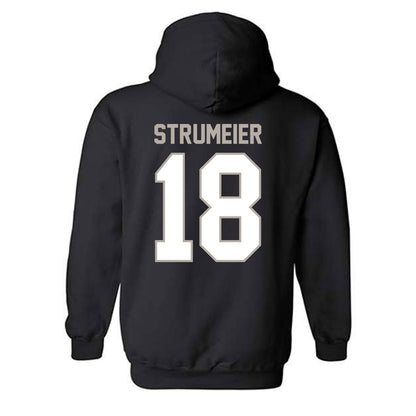 St. Bonaventure - NCAA Men's Soccer : Bryce Strumeier - Classic Shersey Hooded Sweatshirt-1
