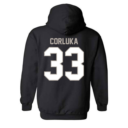 St. Bonaventure - NCAA Women's Basketball : Iva Corluka - Classic Shersey Hooded Sweatshirt-1
