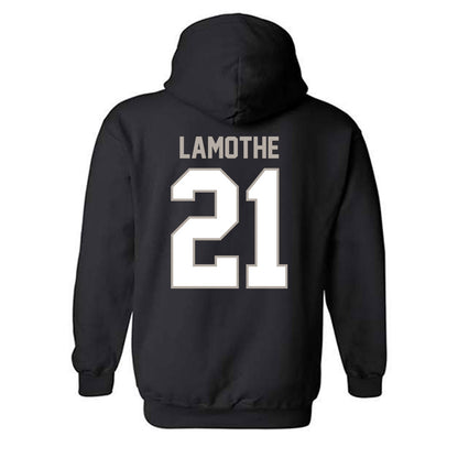St. Bonaventure - NCAA Baseball : Christian LaMothe - Classic Shersey Hooded Sweatshirt-1