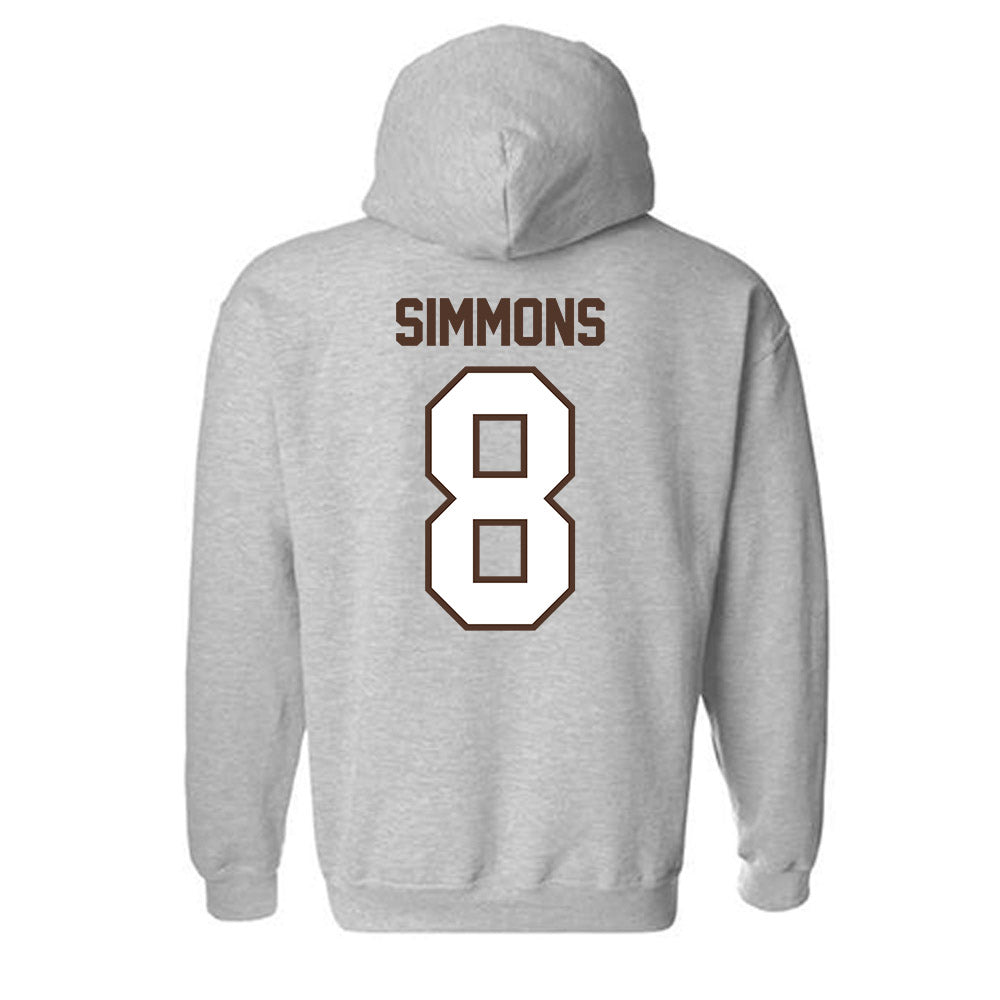 St. Bonaventure - NCAA Men's Basketball : Buddy Simmons - Classic Shersey Hooded Sweatshirt-1