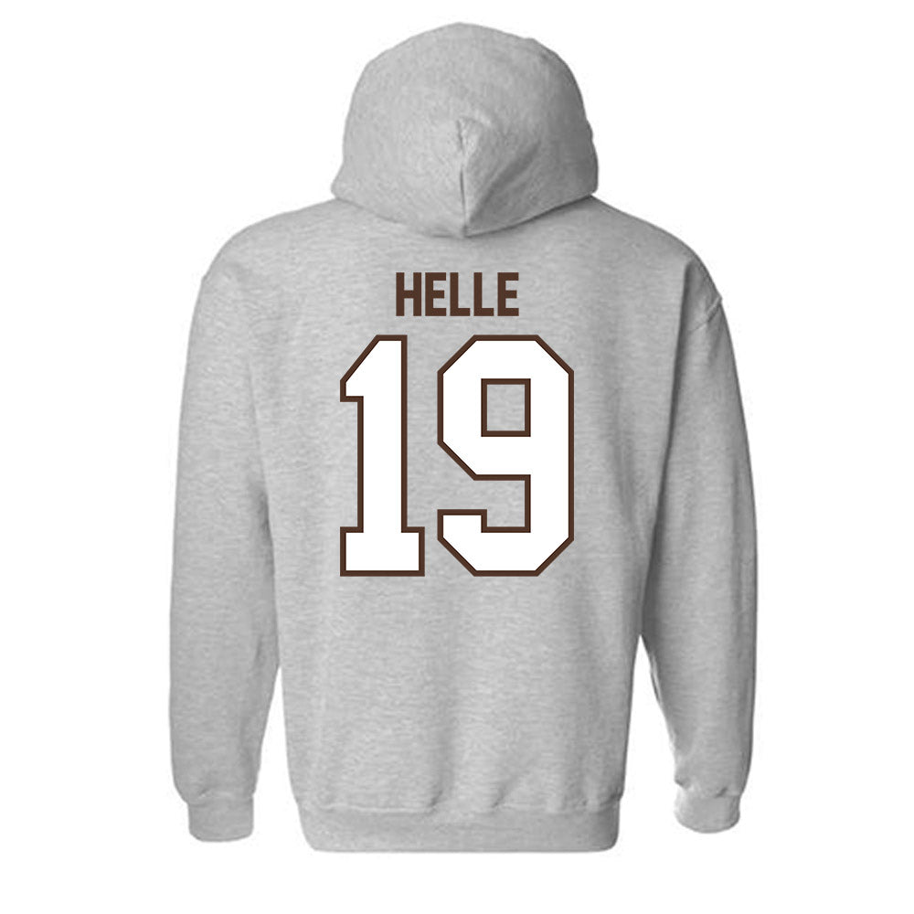 St. Bonaventure - NCAA Men's Soccer : Daniel Helle - Classic Shersey Hooded Sweatshirt-1