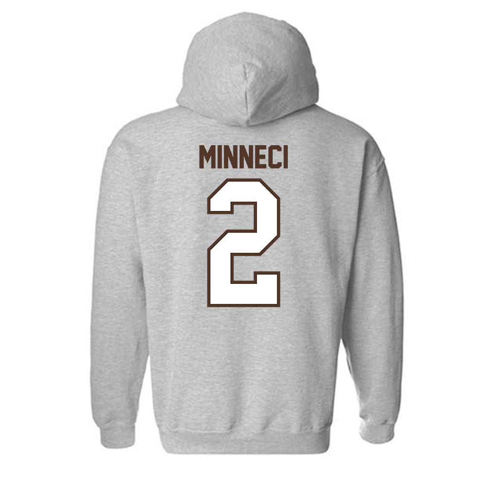 St. Bonaventure - NCAA Men's Soccer : Jackson Minneci - Classic Shersey Hooded Sweatshirt-1