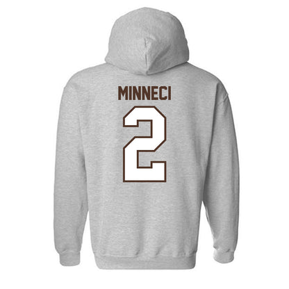 St. Bonaventure - NCAA Men's Soccer : Jackson Minneci - Classic Shersey Hooded Sweatshirt-1