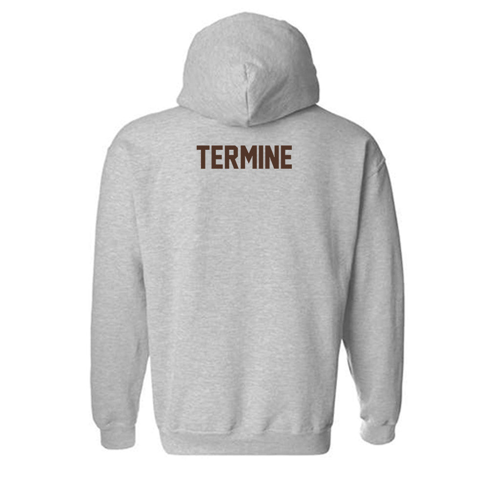 St. Bonaventure - NCAA Men's Swimming & Diving : Luigi Termine - Classic Shersey Hooded Sweatshirt-1