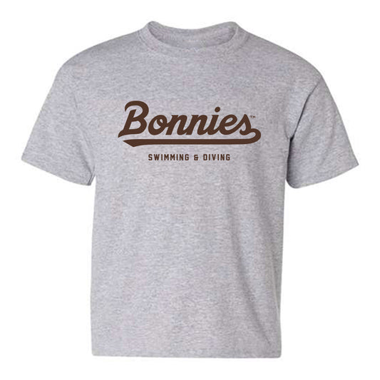 St. Bonaventure - NCAA Men's Swimming & Diving : Brady Huettl - Classic Shersey Youth T-Shirt-0