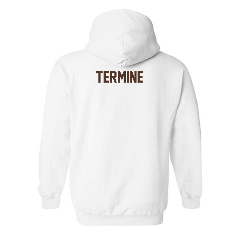 St. Bonaventure - NCAA Men's Swimming & Diving : Luigi Termine - Classic Shersey Hooded Sweatshirt-1