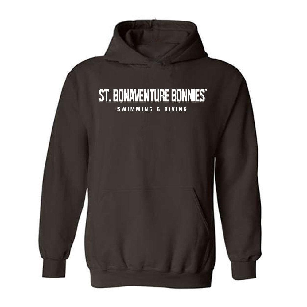 St. Bonaventure - NCAA Men's Swimming & Diving : Cole Tangeman - Hooded Sweatshirt-0