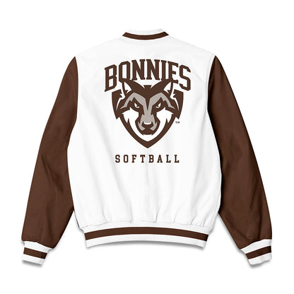 St. Bonaventure - NCAA Softball : Kendall Musch - Bomber Jacket-1