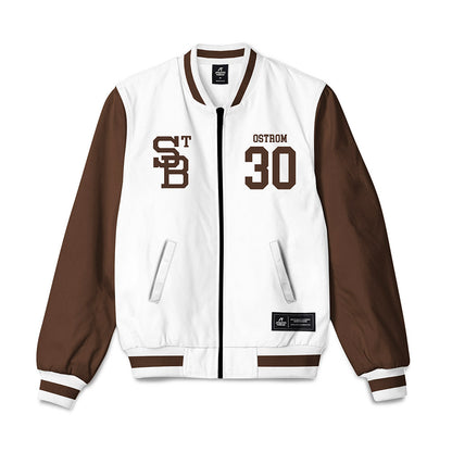 St. Bonaventure - NCAA Men's Basketball : Broek Ostrom - Bomber Jacket-0