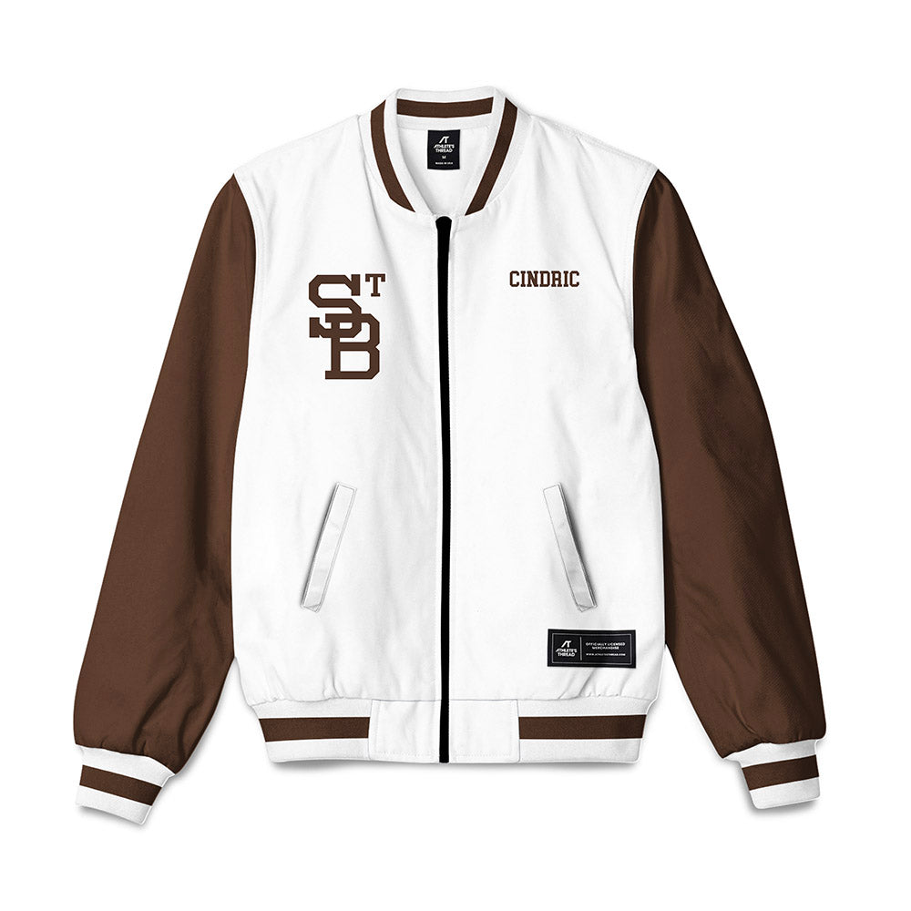 St. Bonaventure - NCAA Men's Swimming & Diving : Goran Cindric - Bomber Jacket-0