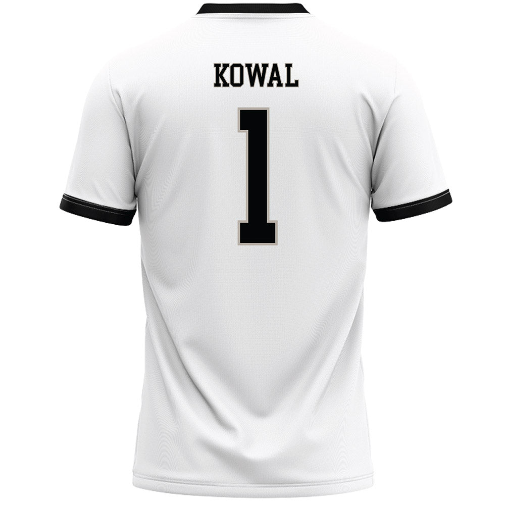 St. Bonaventure - NCAA Men's Lacrosse : Simon Kowal - White Lacrosse Jersey -1