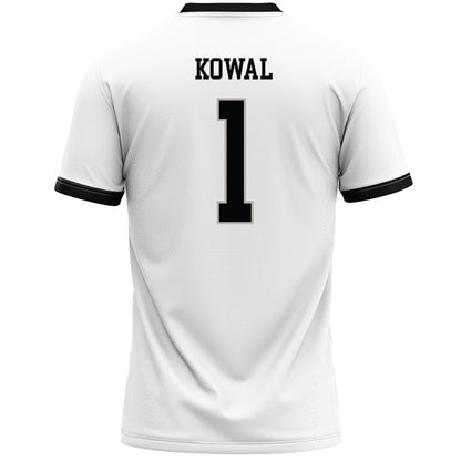 St. Bonaventure - NCAA Men's Lacrosse : Simon Kowal - White Lacrosse Jersey -1