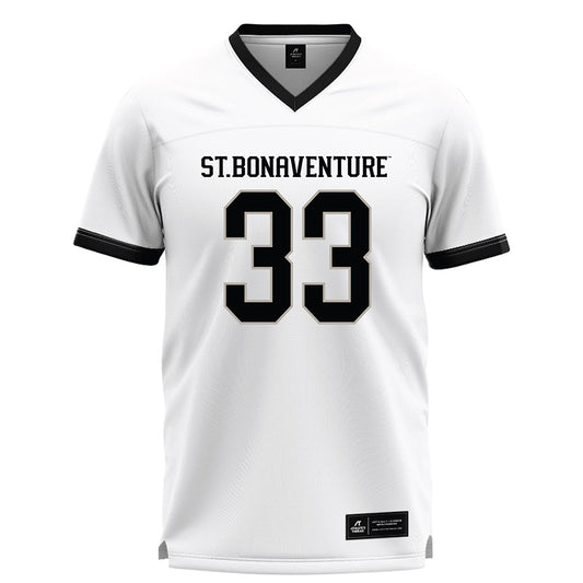 St. Bonaventure - NCAA Men's Lacrosse : Tyler Lucas - White Lacrosse Jersey -0