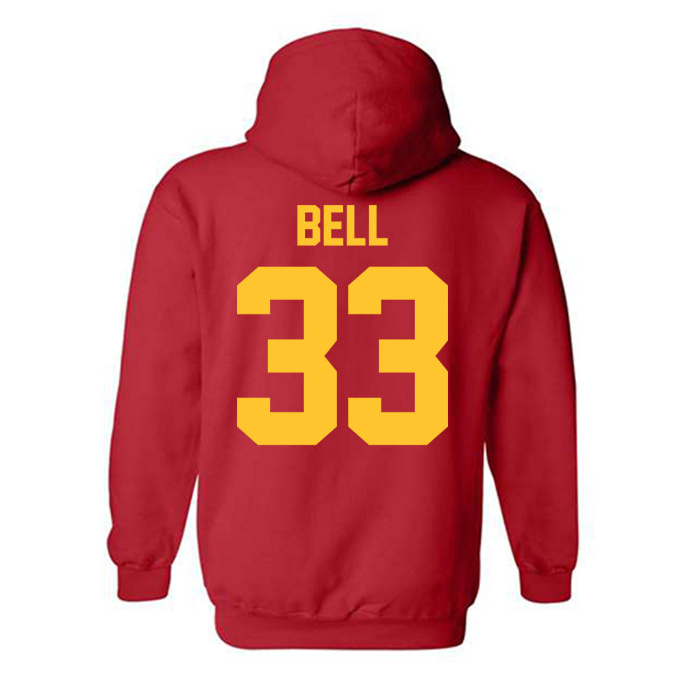 Ferris State - NCAA Softball : Cece Bell - Classic Shersey Hooded Sweatshirt-1