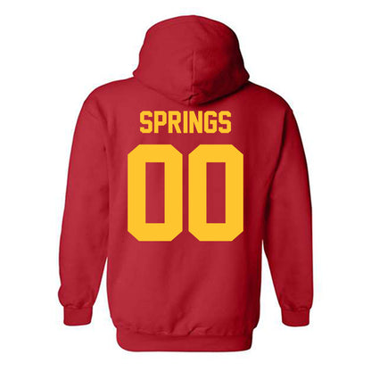Ferris State - NCAA Football : Alex Springs - Classic Shersey Hooded Sweatshirt-1