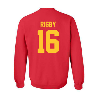 Ferris State - NCAA Football : Tre Rigby - Classic Shersey Crewneck Sweatshirt-1
