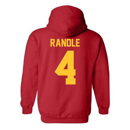Ferris State - NCAA Football : Tyrin Randle - Classic Shersey Hooded Sweatshirt-1