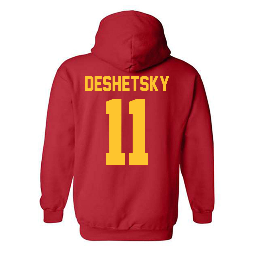Ferris State - NCAA Women's Volleyball : Alana Deshetsky - Classic Shersey Hooded Sweatshirt-1