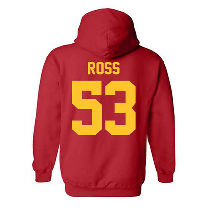 Ferris State - NCAA Football : Ryan Ross - Classic Shersey Hooded Sweatshirt-1