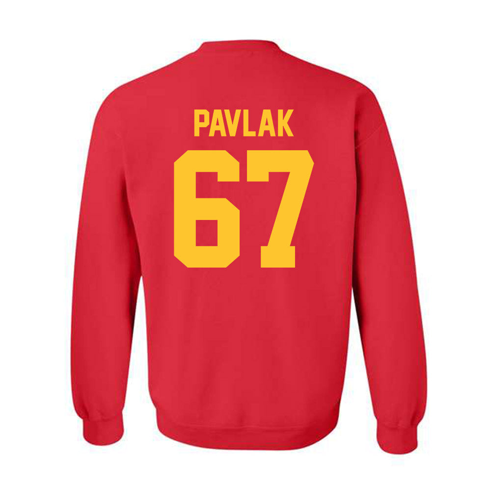 Ferris State - NCAA Football : Avery Pavlak - Classic Shersey Crewneck Sweatshirt-1