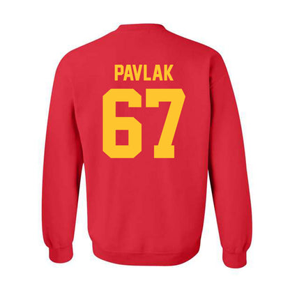 Ferris State - NCAA Football : Avery Pavlak - Classic Shersey Crewneck Sweatshirt-1