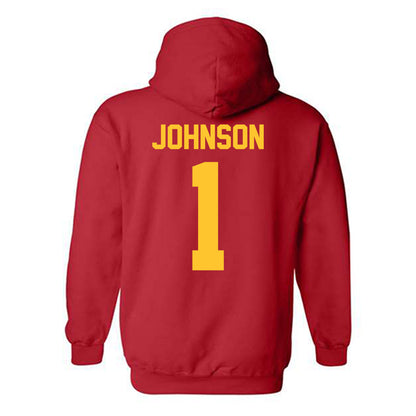 Ferris State - NCAA Football : Jalen Johnson - Classic Shersey Hooded Sweatshirt-1