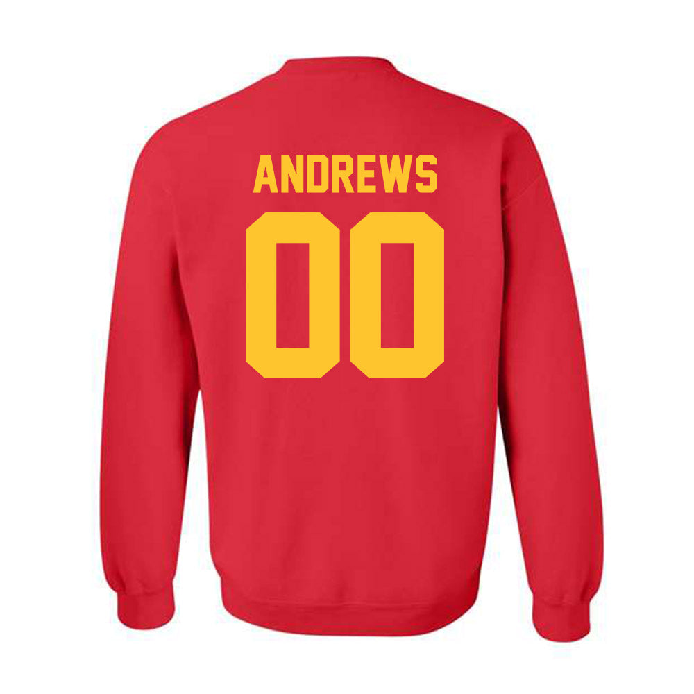 Ferris State - NCAA Football : Logan Andrews - Classic Shersey Crewneck Sweatshirt-1