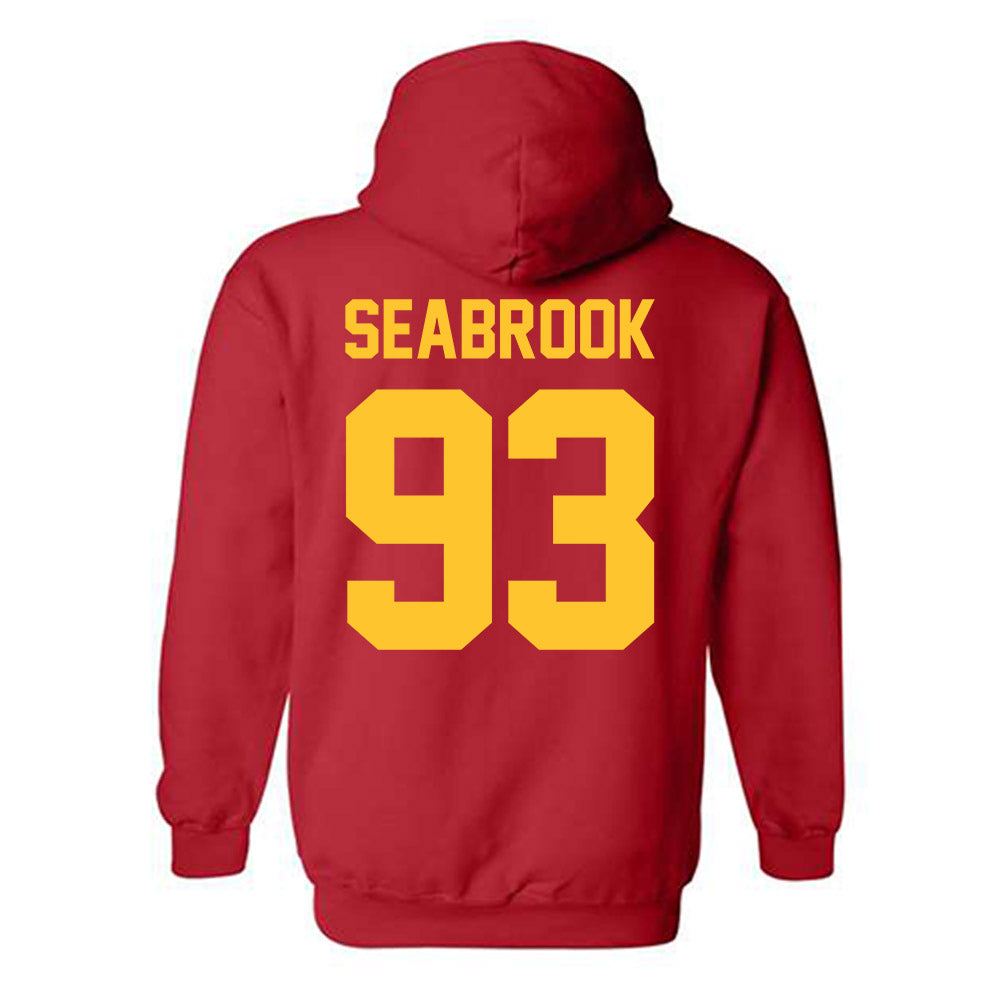 Ferris State - NCAA Football : Erick Seabrook - Classic Shersey Hooded Sweatshirt-1