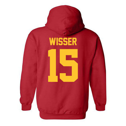 Ferris State - NCAA Women's Volleyball : Corrie Wisser - Classic Shersey Hooded Sweatshirt-1