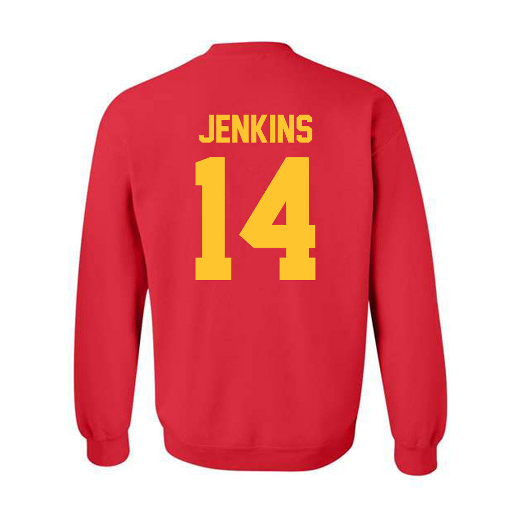 Ferris State - NCAA Football : Dmari Jenkins - Classic Shersey Crewneck Sweatshirt-1