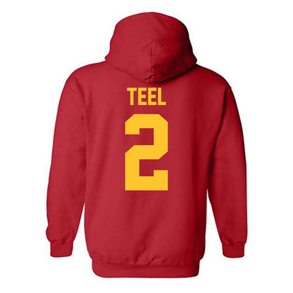 Ferris State - NCAA Football : Odell Teel - Classic Shersey Hooded Sweatshirt-1