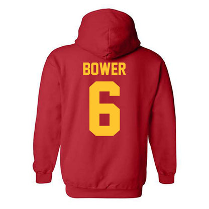 Ferris State - NCAA Football : Tarick Bower - Classic Shersey Hooded Sweatshirt-1