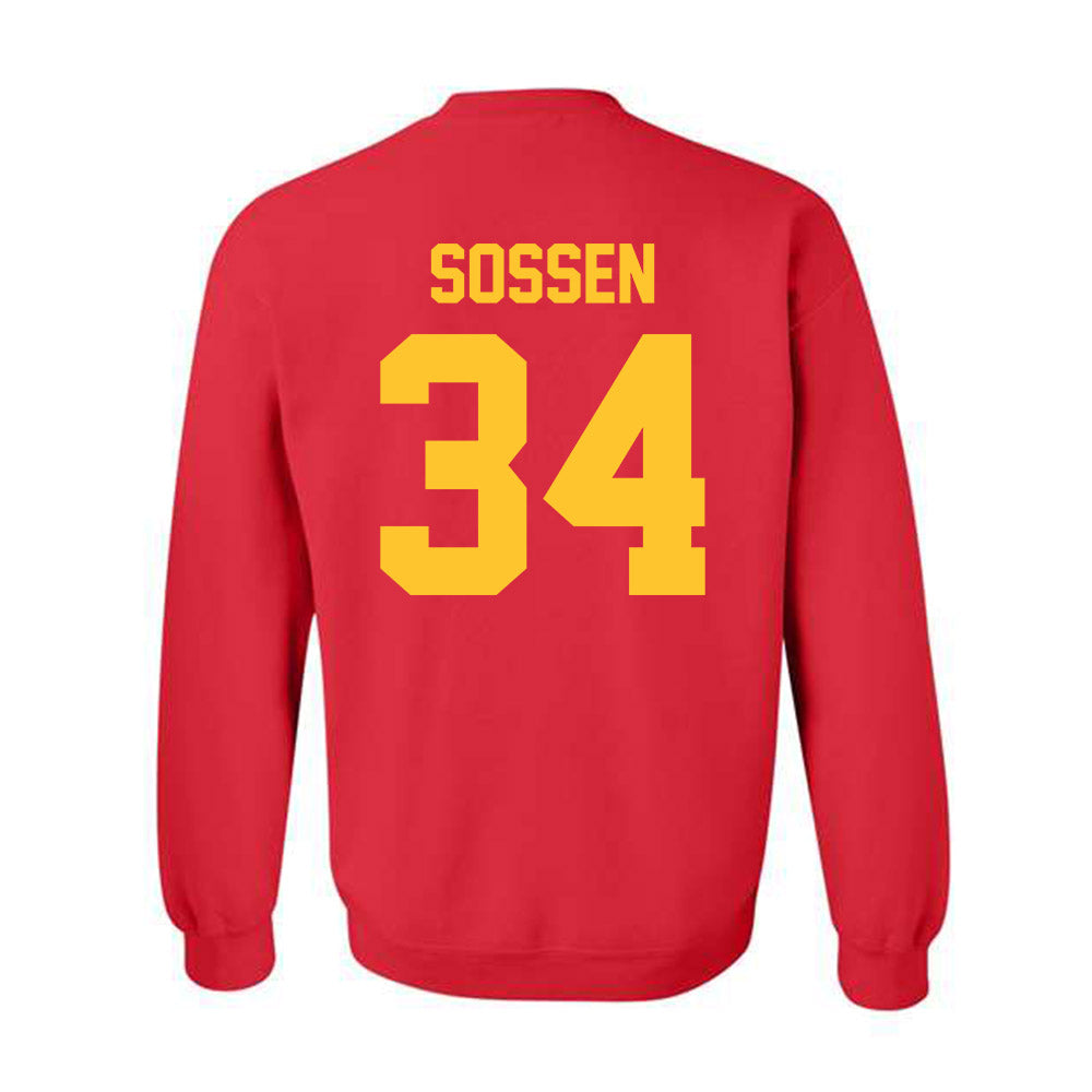 Ferris State - NCAA Football : Finn Sossen - Classic Shersey Crewneck Sweatshirt-1